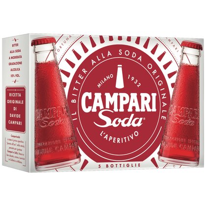 Campari Soda aus Italien 0,98 ml