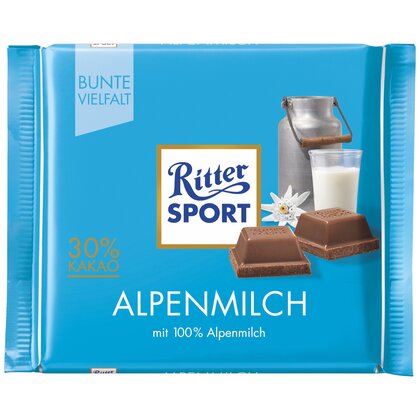 Ritter Sport Alpenmilch 5 x 100 g