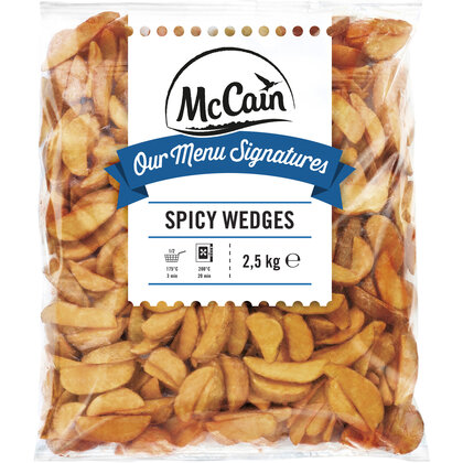 McCain Spicy Wedges tiefgekühlt 2,5 kg