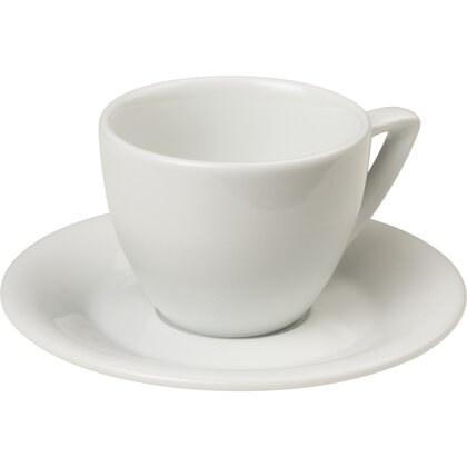 Kaffeetasse mit Untere Zdena Inhalt = 160 ml, DM = 140 mm, Porzellan, weiß