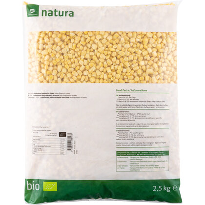 Natura Bio Mais tiefgekühlt 2,5 kg