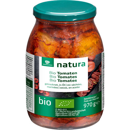 Natura Bio Tomaten getrocknet in Öl 970 g