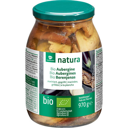 Natura Bio Aubergine gegrillt in Öl 970 g