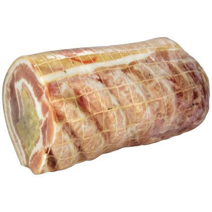 Schwein Bauch gerollt ausgelöst, mit Semmelfülle, tiefgekühlt aus Österreich ca. 2,5 kg