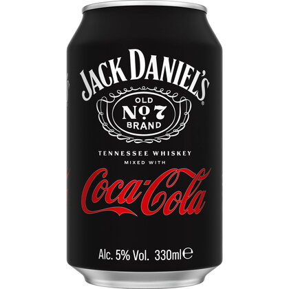 Jack Daniels & Coca Cola Dose 0,33 l